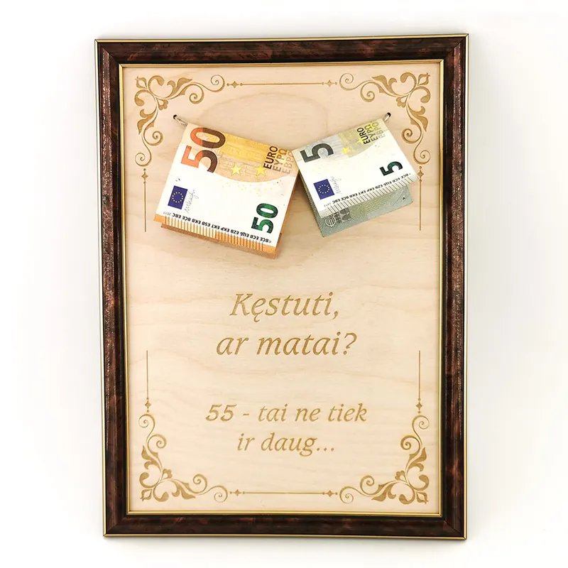 Graviruota lentelė gimtadienio proga