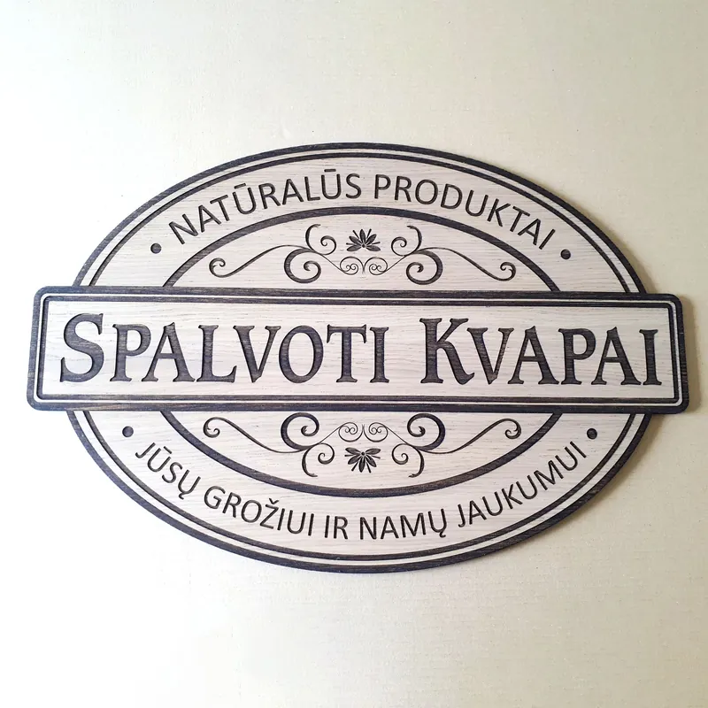 Plastikinė iškaba