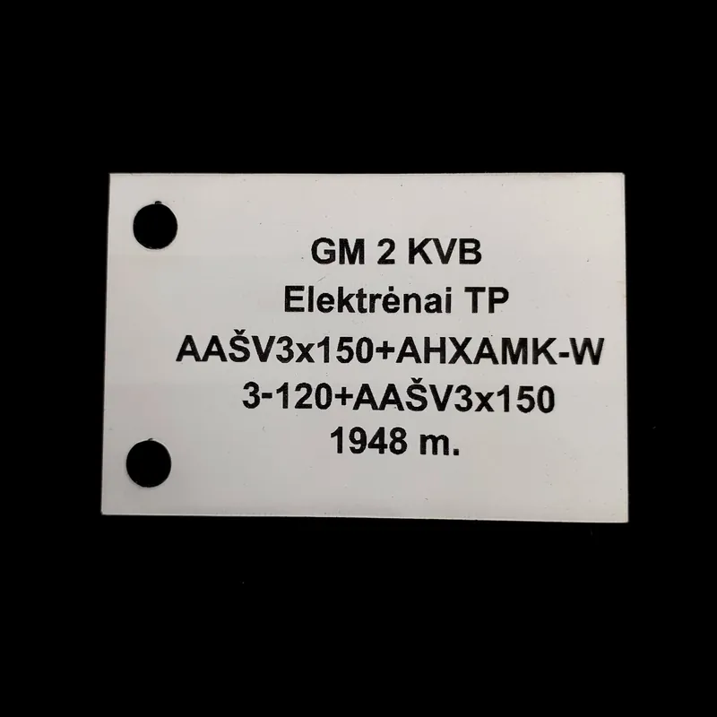 Plastikinių etikečių gamyba
