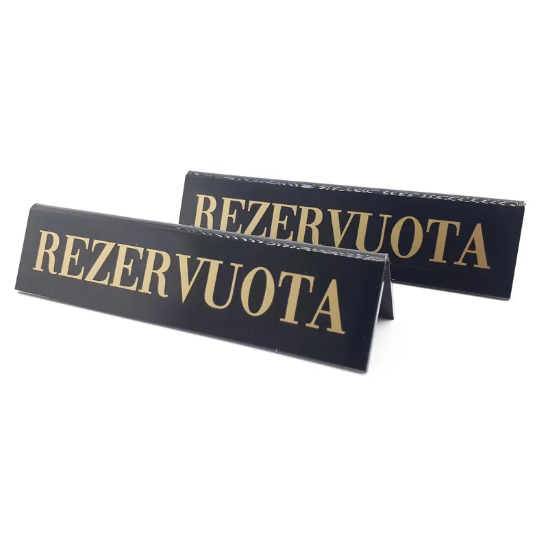 Rezervacijos lentelė